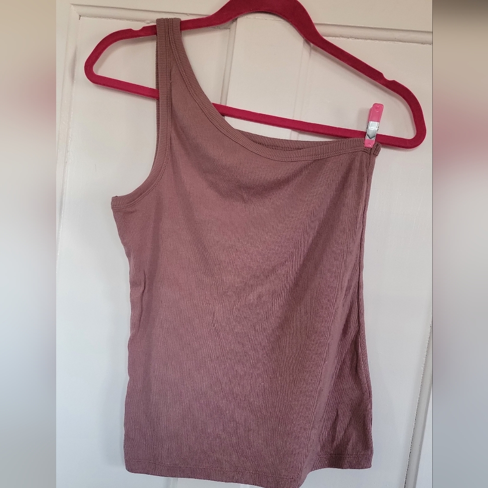 GAP Women's One Sleeve Top - Mauve